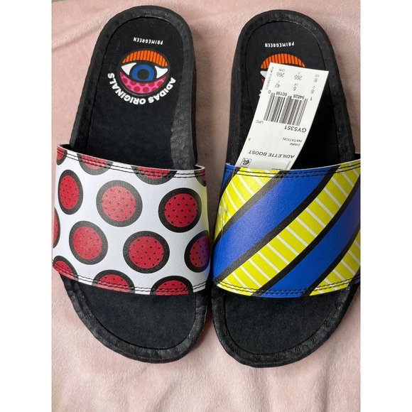 adidas Adilette BOOST Craig Karl Black Men Unisex Slip On Sandal Slide GY5351